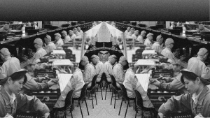 Workers at a factory